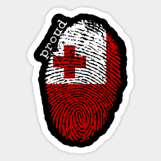 Tonga flag Sticker